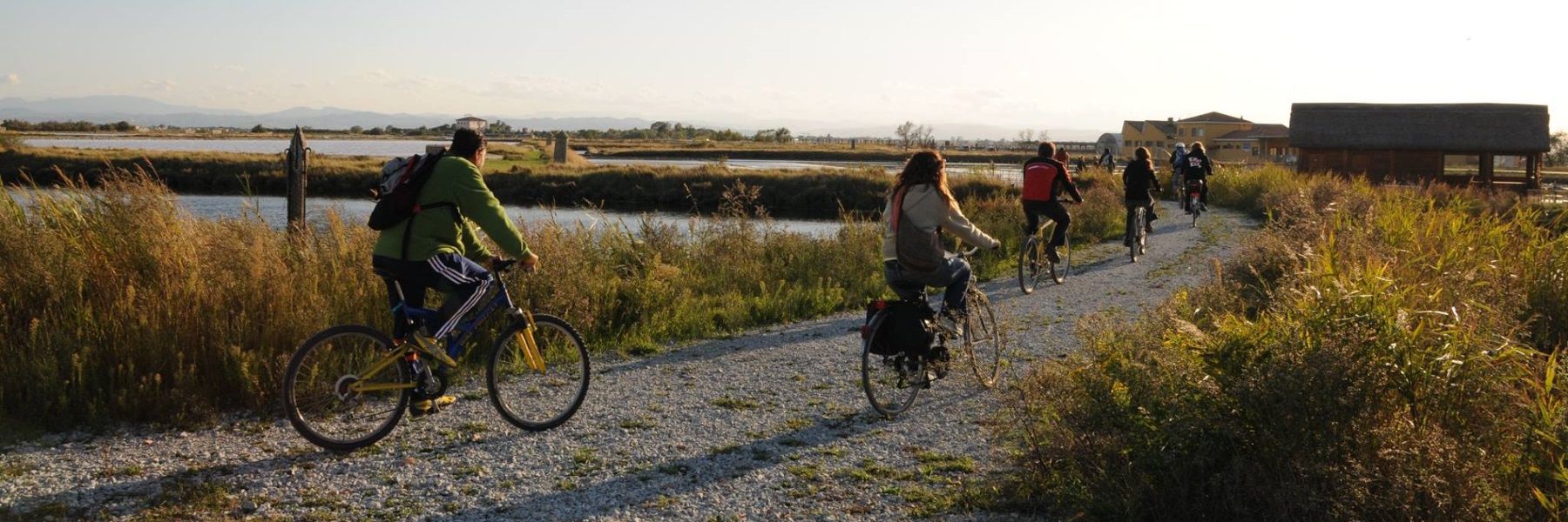 Mit dem Fahrrad in der Saline