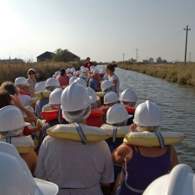 Salt Pan by boat, a tour to the salty basins 