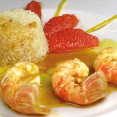 Scampi agli agrumi