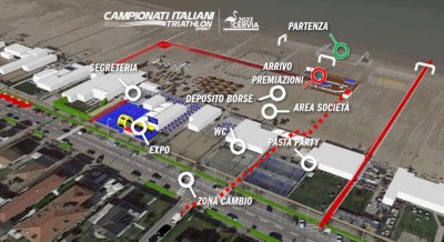 Campionati Italiani Triathlon, Campo Gara 2024