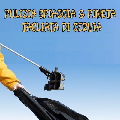 Partecipa alla pulizia della spiaggia e della Pineta di Tagliata di Cervia