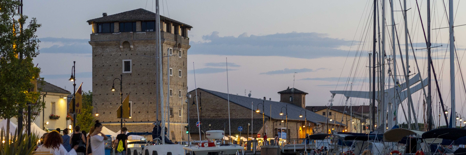 I cortili del quadrilatero di Cervia Nuova